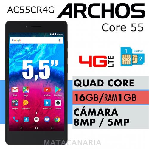 Archos 503419 Core 55 4G 16Gb Black