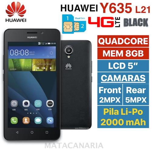 Huawei Y635 4G Lte Ds Black