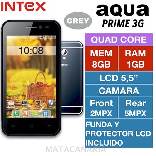 Intex Aqua Prime 3G Gray