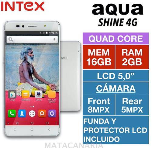 Intex Aqua Shine 4G White