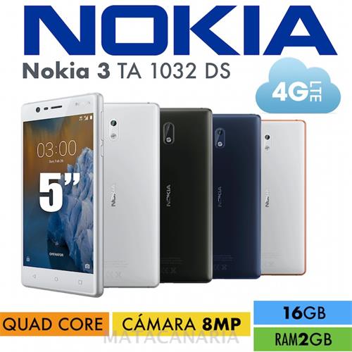 Nokia 3 Ta-1032 Ds 4G 16Gb Blue