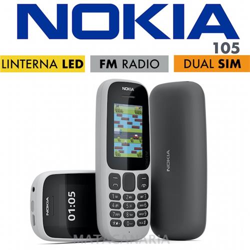Nokia Rm-1133 105 Ds Black