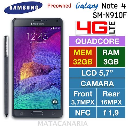 Samsung N910F Note 4 32Gb Preowned