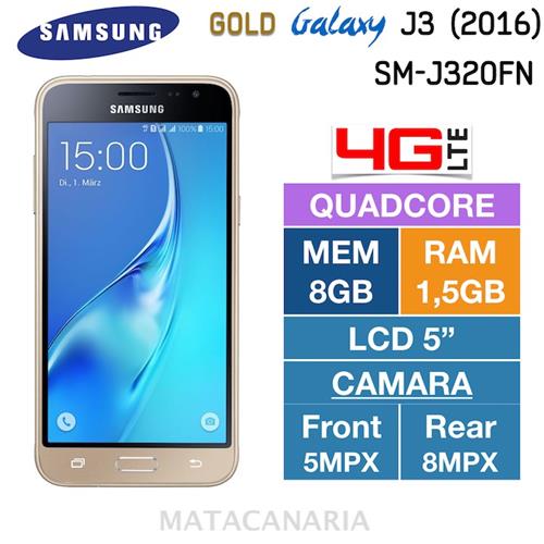 Samsung Sm-320Fn J3 2016 4G Gold