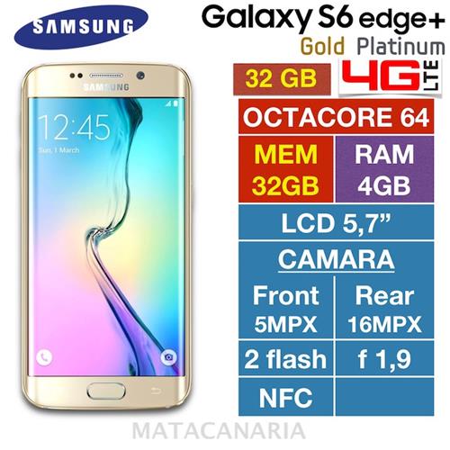 Samsung Sm-928F S6 Edge+ 4G 32Gb Gold