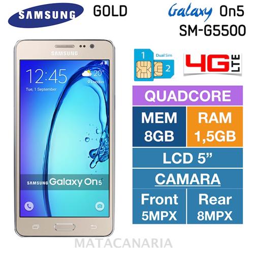 Samsung Sm-G5500 On 5 Ds 4G Gold