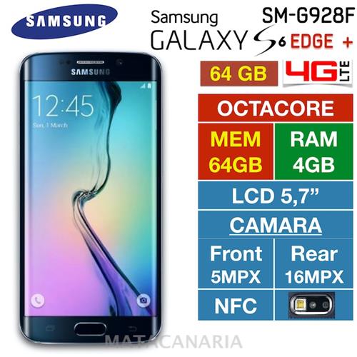 Samsung Sm-G925 64Gb S6 Edge Black