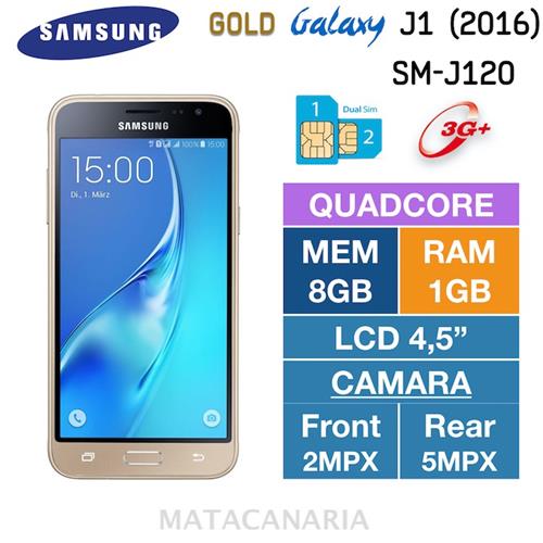 Samsung Sm-J120 J1 2016 3G Ds Gold