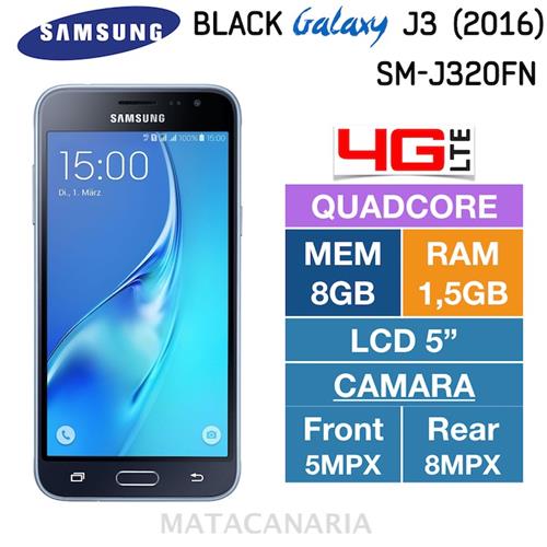 Samsung Sm-J320F J3 Ds 4G Black