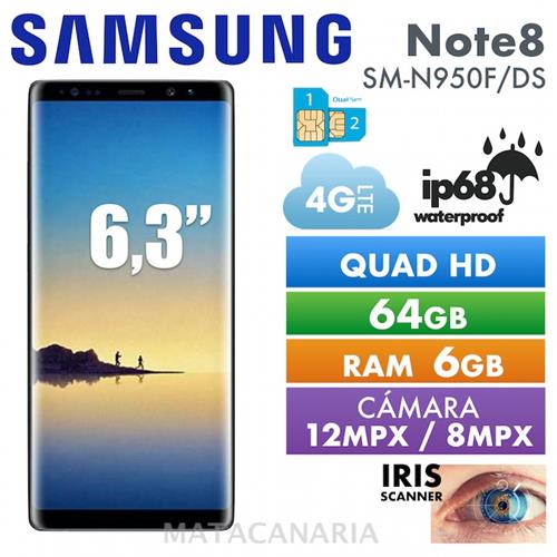 Samsung Sm-N950F/Ds Note 8 64Gb Maple Gold