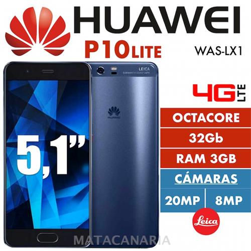 Huawei Was-Tl10 P10 Lite Ds Ram 4Gb Ram Black