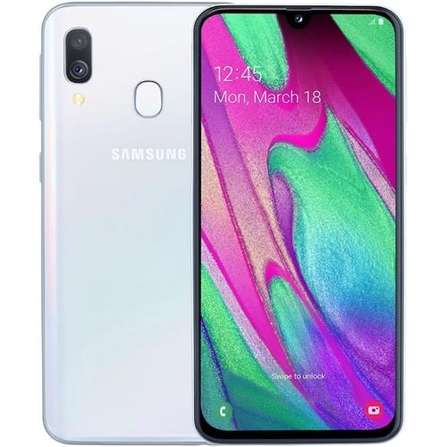 Samsung Sm-A405Fn A40 Ds 5.9" 4Gb 64Gb White