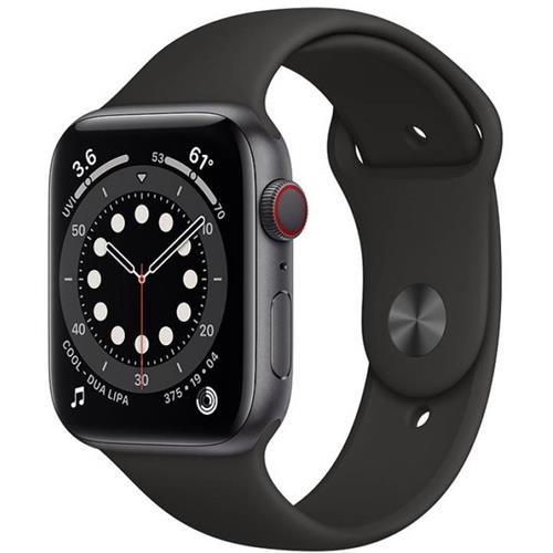Apple Watch Series 6 Gps+ Cellular 44Mm Space Grey + Black (Mg2E3Ty/A)