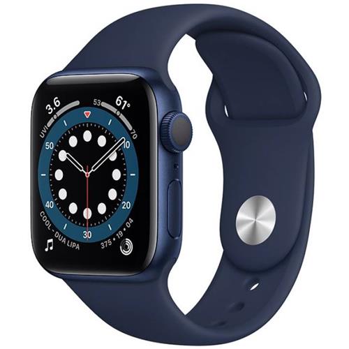 Apple Watch Series 6 Gps 40Mm Blue Aluminium + Deep Navy (Mg143Ty/A)