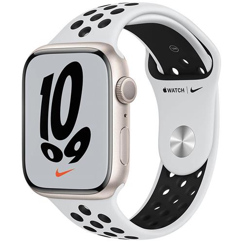Apple Watch Nike Series 7 GPS 45MM Starlight  Aluminium (MKNA3TY/A)