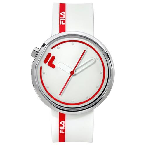Fila 38-161-105  Reloj Blanco/Rojo