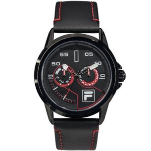 Fila 38-169-101 Reloj Leather Negro