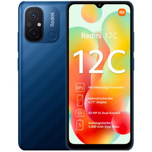 Xiaomi Redmi 12C 6.67" 4GB 128GB 48Mp Azul Ocean