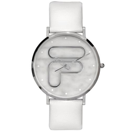 Fila 38-192-001 Reloj Cuero Blanco
