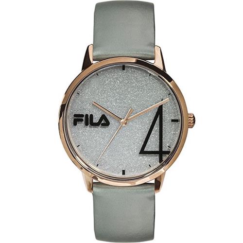 Fila 38-198-002 Reloj Cuero Gris