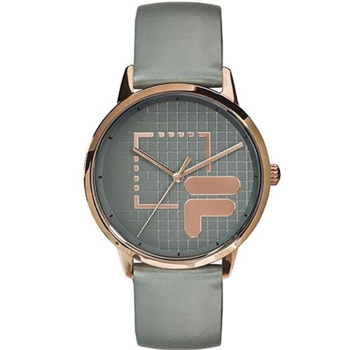 Fila 38-198-004 Reloj Cuero Gris