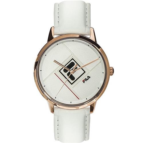 Fila 38-302-002 Reloj Cuero Blanco