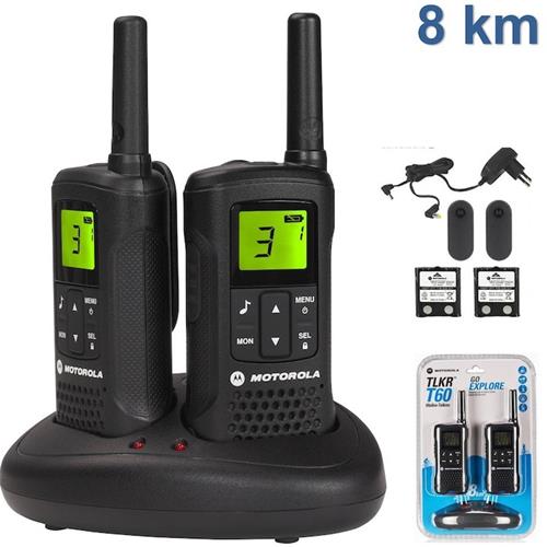 Motorola T60 Pack De 2 Black