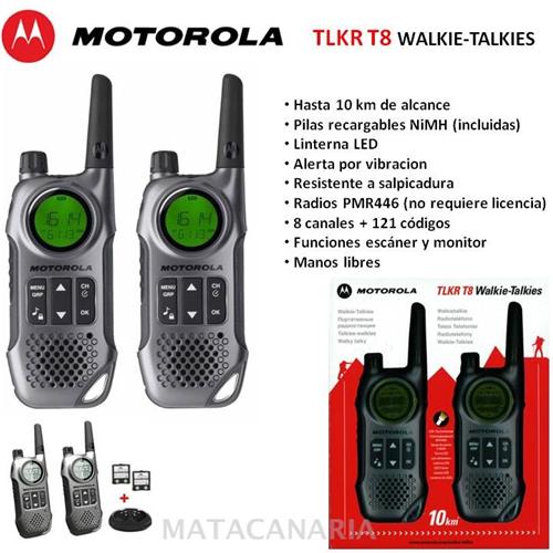 Motorola 59T8 Pack 2 Tlkr T8+Carg