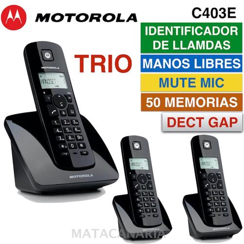 Motorola C403E Trio Black