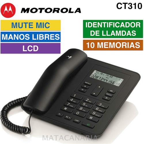 Motorola Corded Ct310 Black