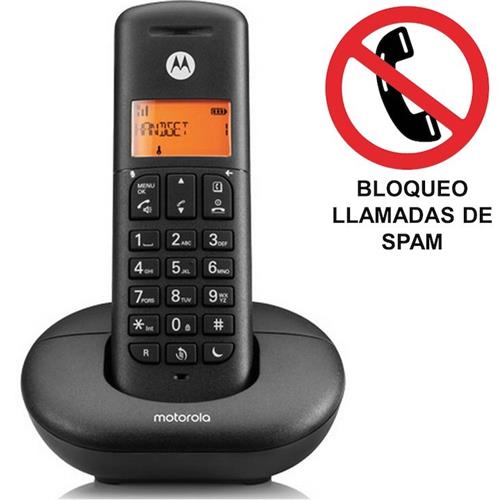Motorola Dect E201 Black Anti-Spam