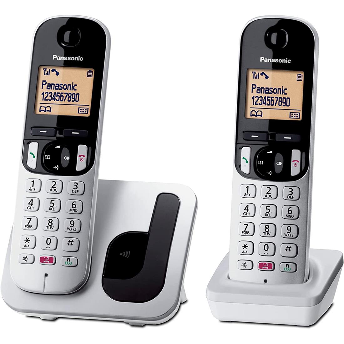 Panasonic KX-TGC252SPS Teléfono Duo Gris/Negro