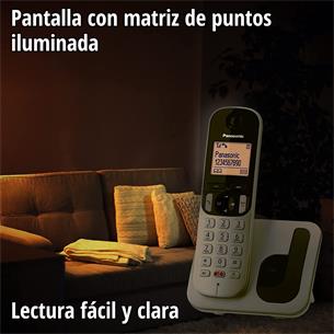 Panasonic KX-TGC252SPS Teléfono inalámbrico Duo Gris/Negro 2