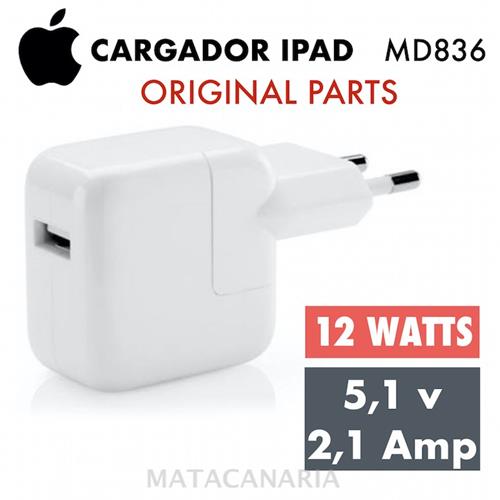 Apple 607-5680 1357 Cargador Ipad 2.1A
