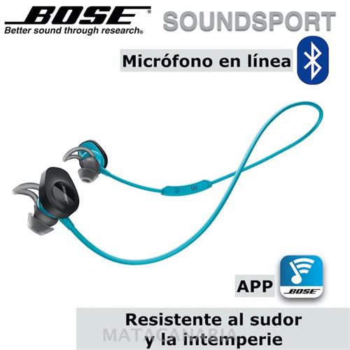 Bose Soundsport Auricular Wireless Aqua Blu Ww