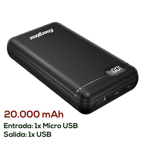 Powerbank Energizer Ue20003C 20000 Mah Lcd