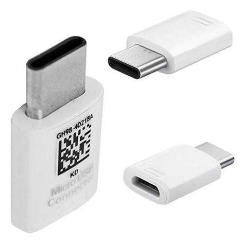 Samsung Adaptador Micro Usb-Tipo-C White Bulk (Gh96-12487A)