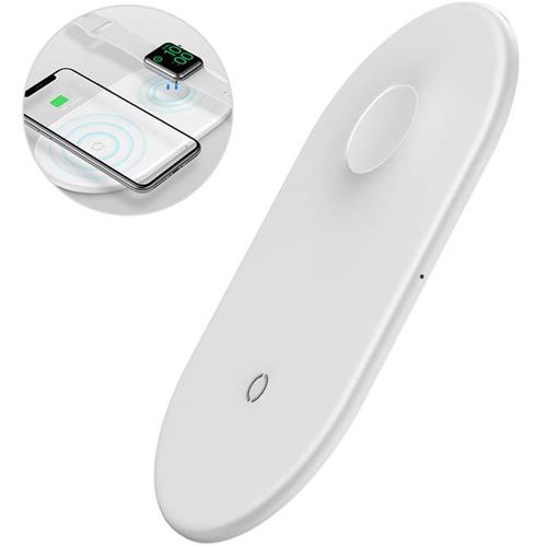 Baseus Wx2In1-02 Wireless Charger 2/1 Iphone/Watch White