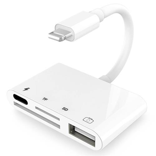 Adaptador Compatible Lightning - Usb - Lector Micro Sd / Sd