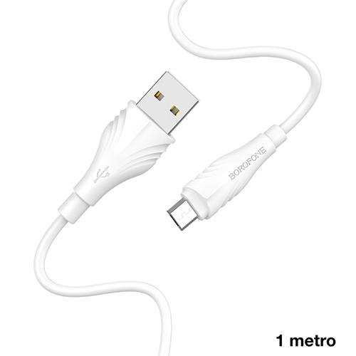 Cable USB a Micro USB 1 m BOROFONE BX18 Blanco