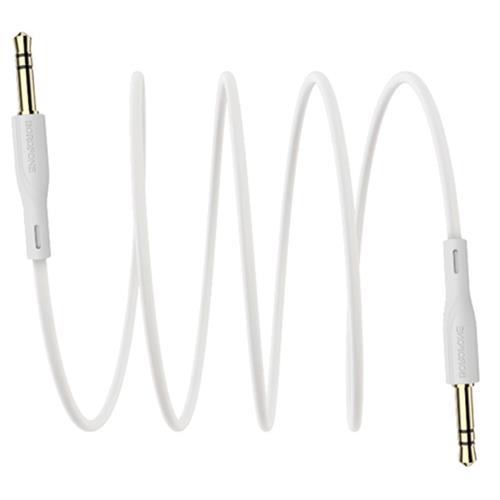 Borofone Bl1 Audiolink Aux Audio Cable Jack Blanco