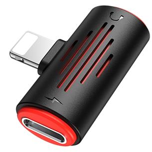 Borofone Bv6 divisor de auriculares lightning negro