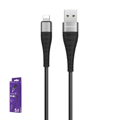 Borofone Bx32 Cable Munificent Black (Lightning)