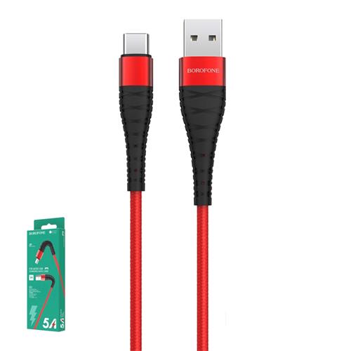 Cable USB a USB-C 1 m Borofone BX32 Munificent Rojo