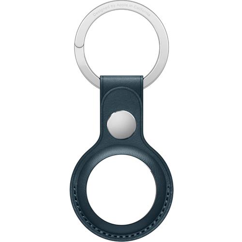 Apple Llavero De Piel Para El Airtag - Azul Báltico (Mhj03Zm/A)
