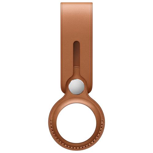 Apple Correa De Piel Para El Airtag - Marrón Caramelo (Mx4Azm/A)