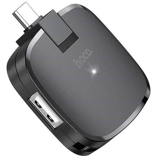 Hoco Hb11 Hub Type-C Con 3 Puertos Usb Negro