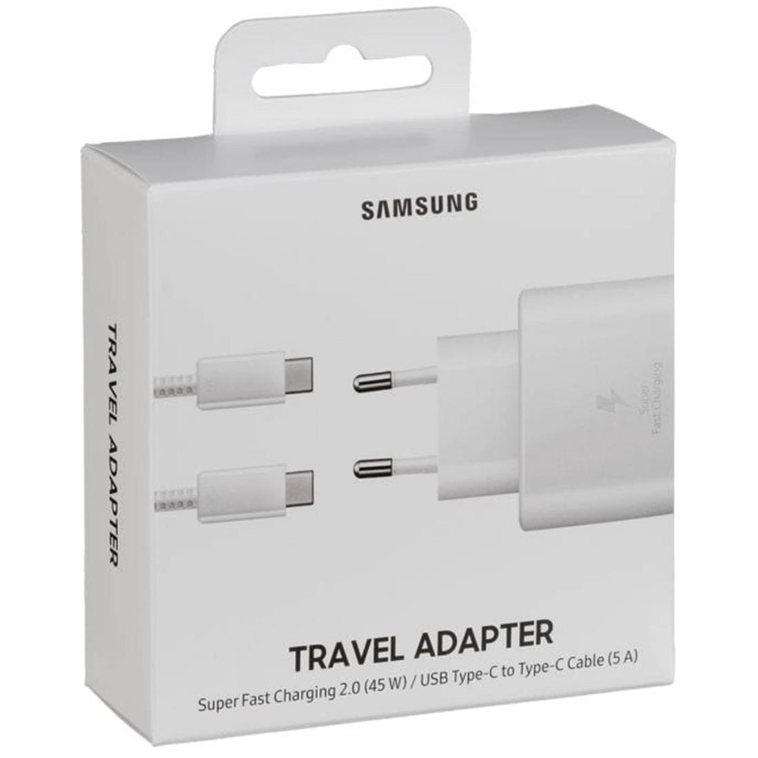 Cargador SAMSUNG EP-TA845 (USB-C - 45W - Blanco)