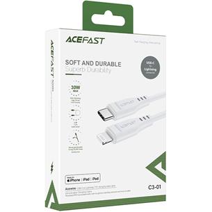 Cable USB-C a Lightning 1.2 metros 30W Acefast C3-01 Blanco 2