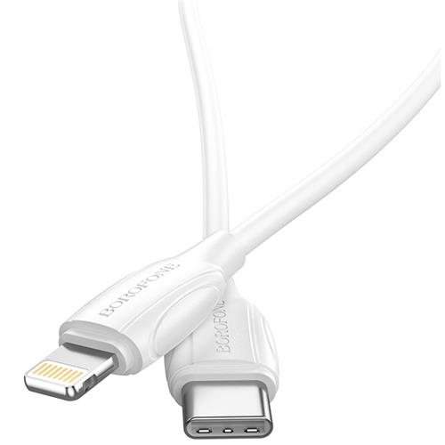 Cable USB-C a Lightning 2 m 20W/ 3Amp Borofone BX19 Blanco